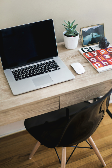 desk in the office