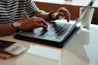 Man with a laptop